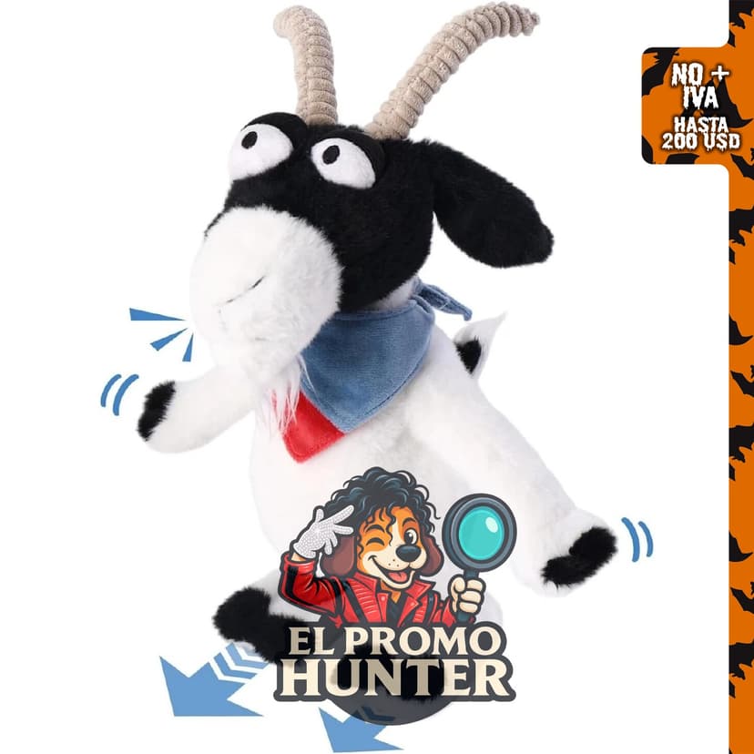 Interactive Goat Plush, juguete de felpa interactivo que camina, habla y canta.