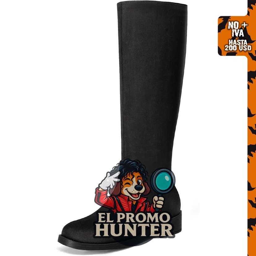 Botas altas planas para mujer.
