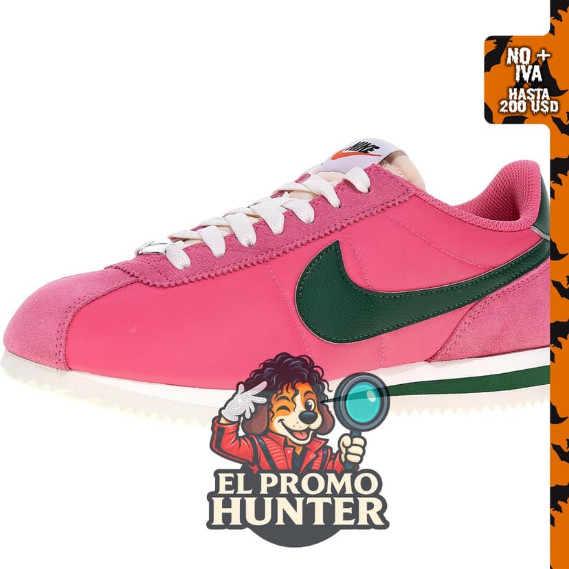 Nike Cortez para mujer, zapato deportivo clásico con diseño retro.