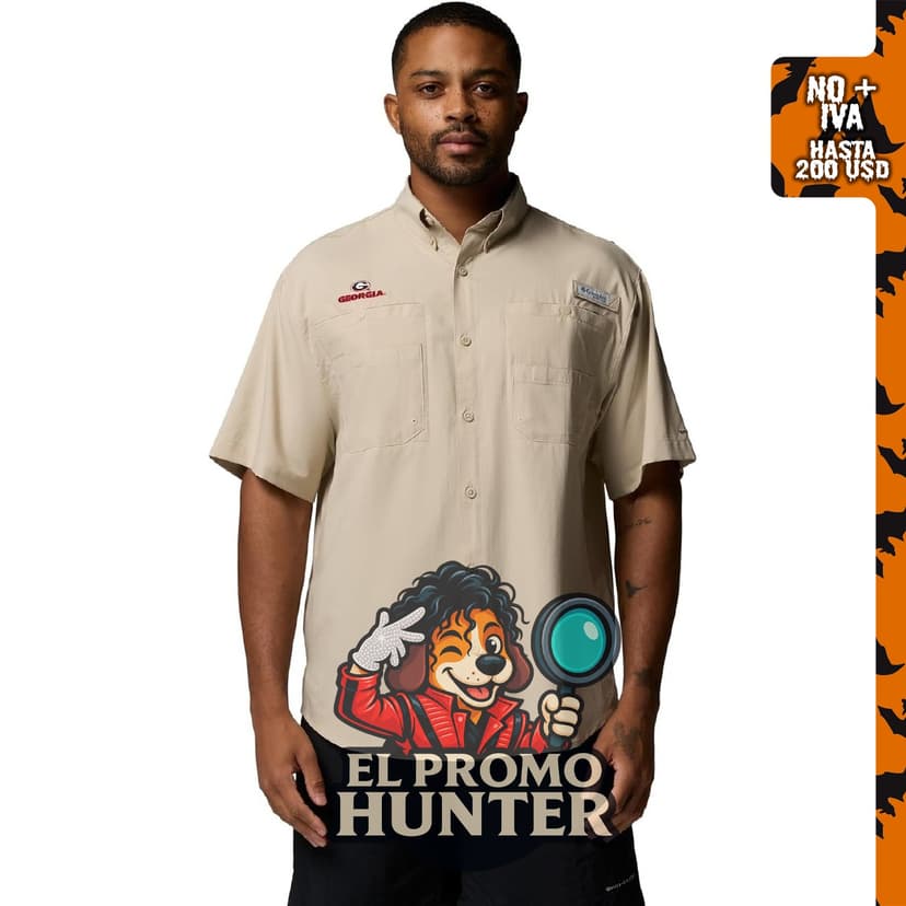 Camisa de manga corta Columbia Men's Collegiate Tamiami.