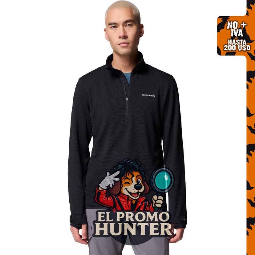 Columbia Tech Trail Utility Warm Half Zip para hombre, prenda técnica para actividades al aire libre.