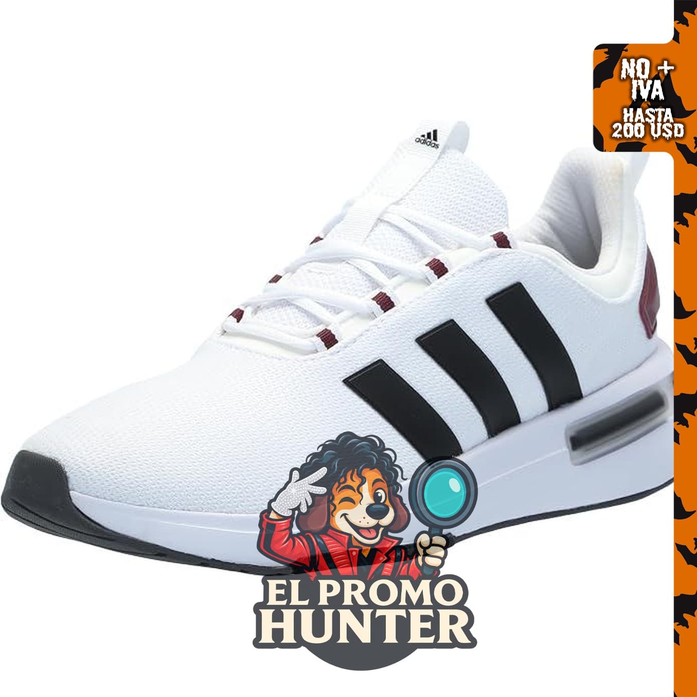 Zapatillas adidas Racer Tr23 para hombre, diseño casual en color beige.
