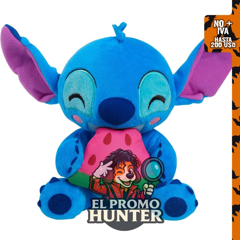Disney Stitch - Peluche pequeño, alienígena azul.