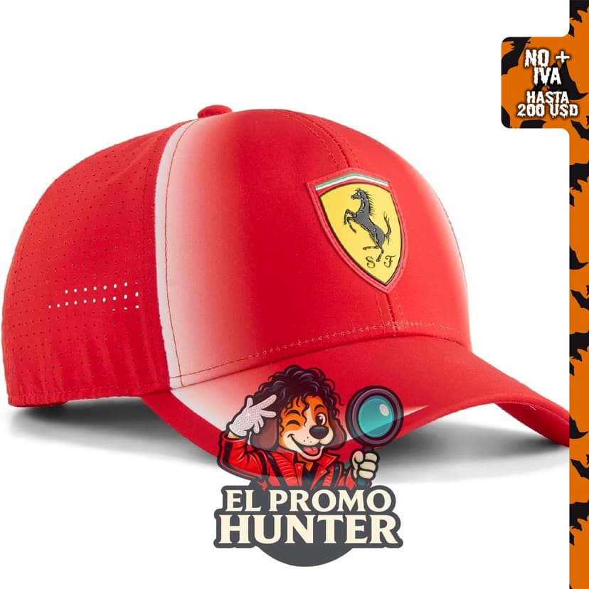 PUMA Scuderia Ferrari F1 2026 Team Hat - Rojo - Talla única