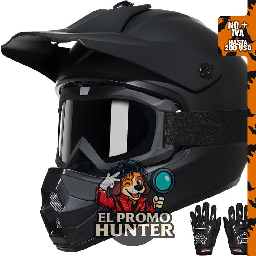TRIANGLE Casco de motocross para niños y jóvenes, aprobado por DOT.
