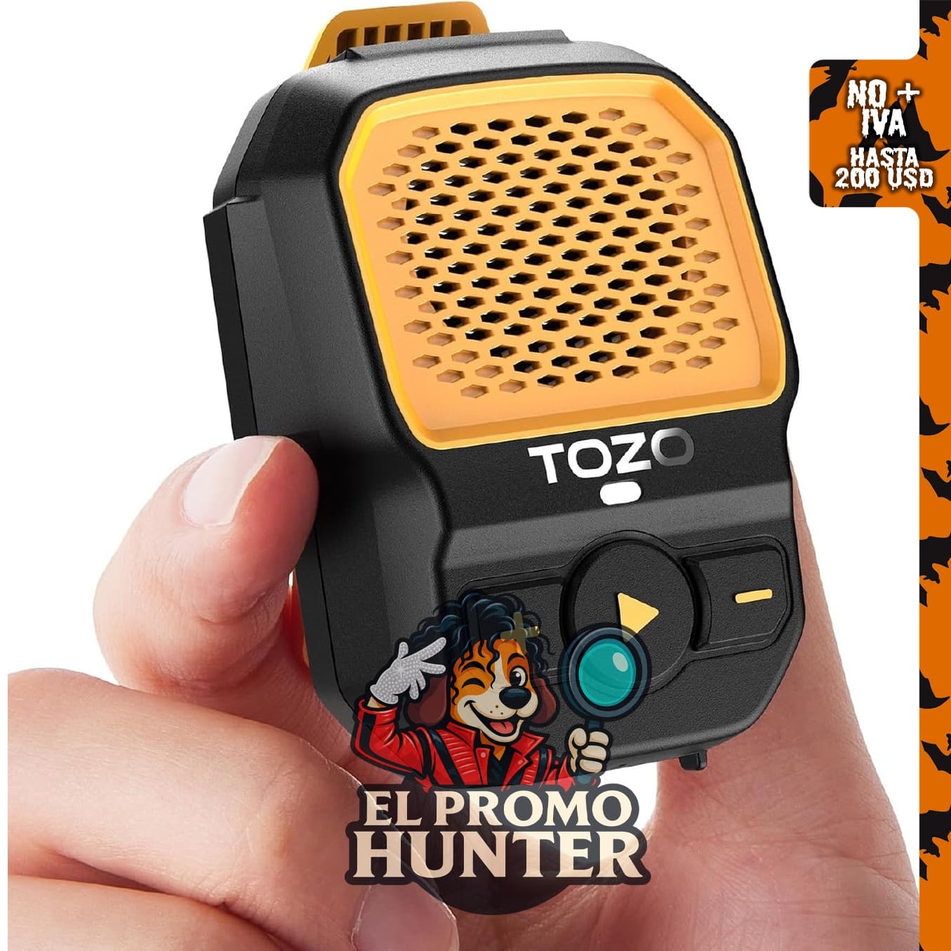 TOZO Mini altavoz PM1, altavoz portátil con asistentes de IA.