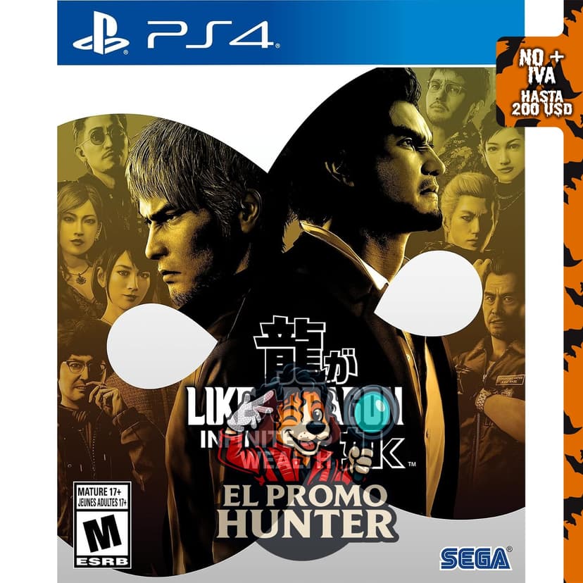Como un dragón: riqueza infinita - PlayStation 4, videojuego de rol y acción.