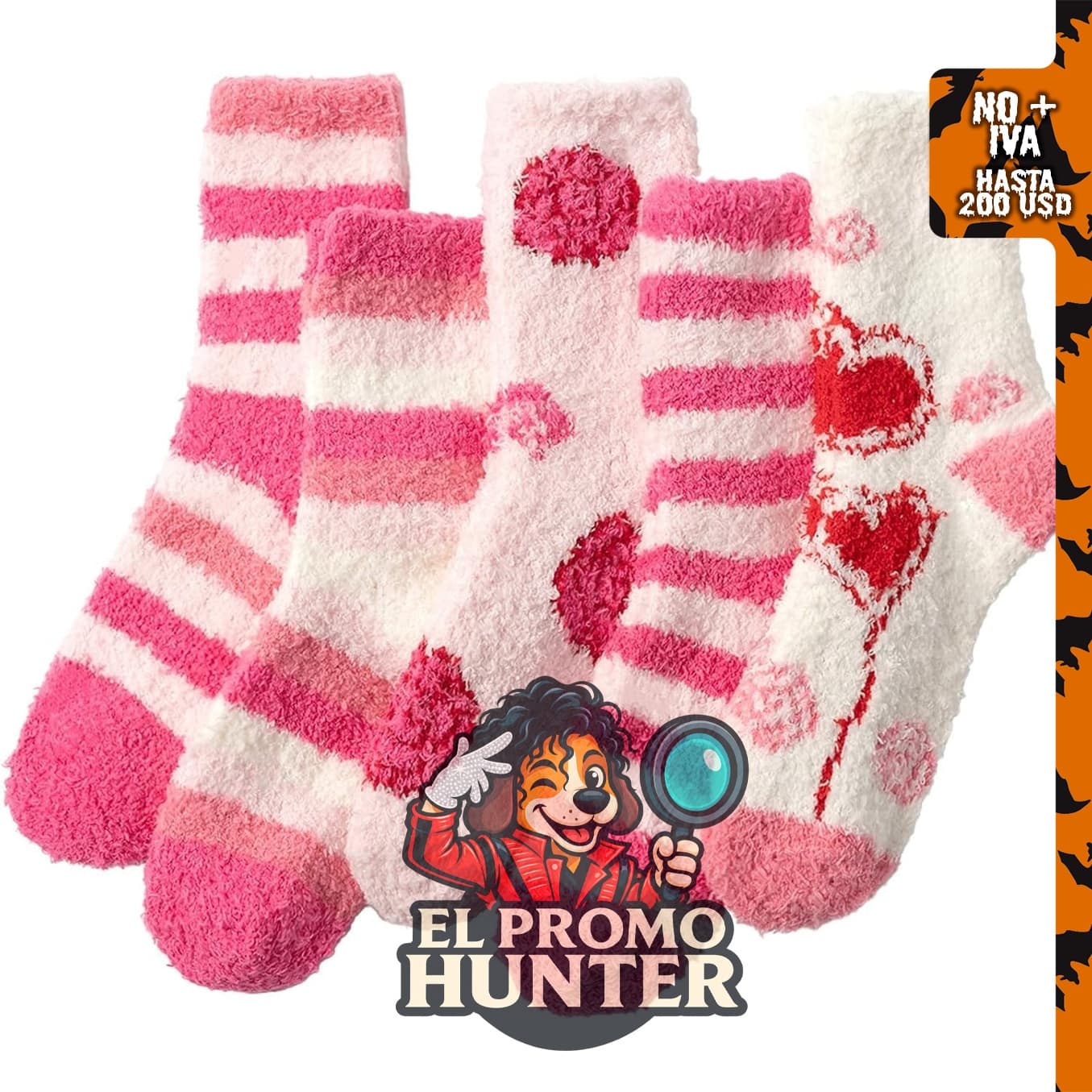 Calcetines de felpa para mujer, suaves y cálidos, ideales para uso en interiores.
