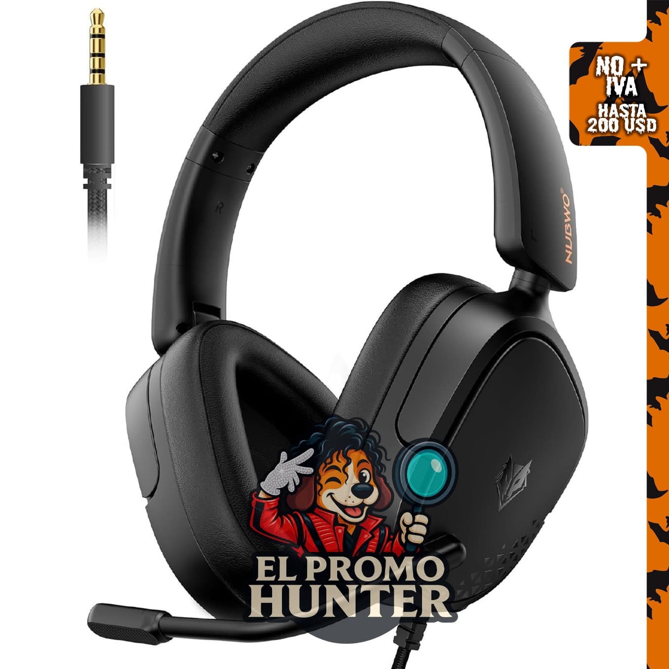 NUBWO HG04L Auriculares para juegos compatibles con PS5, PS4 y Xbox Series X|S.