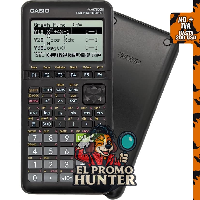 Casio fx-9750GIII Calculadora Gráfica con pantalla natural y programación Python.