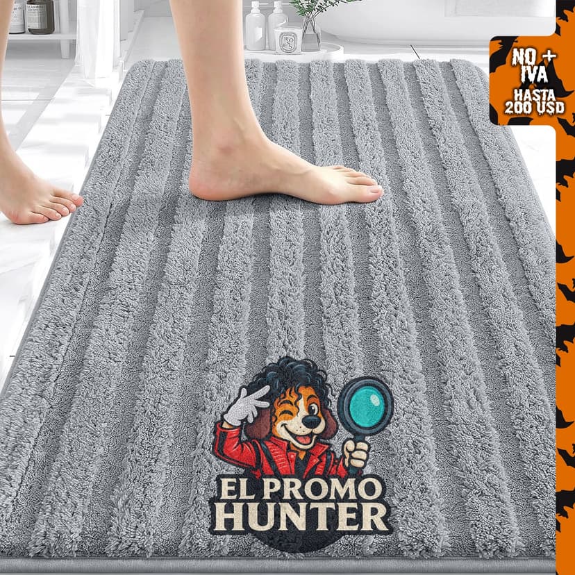 OLANLY alfombra de baño de felpa, 76.2 x 50.8 cm.