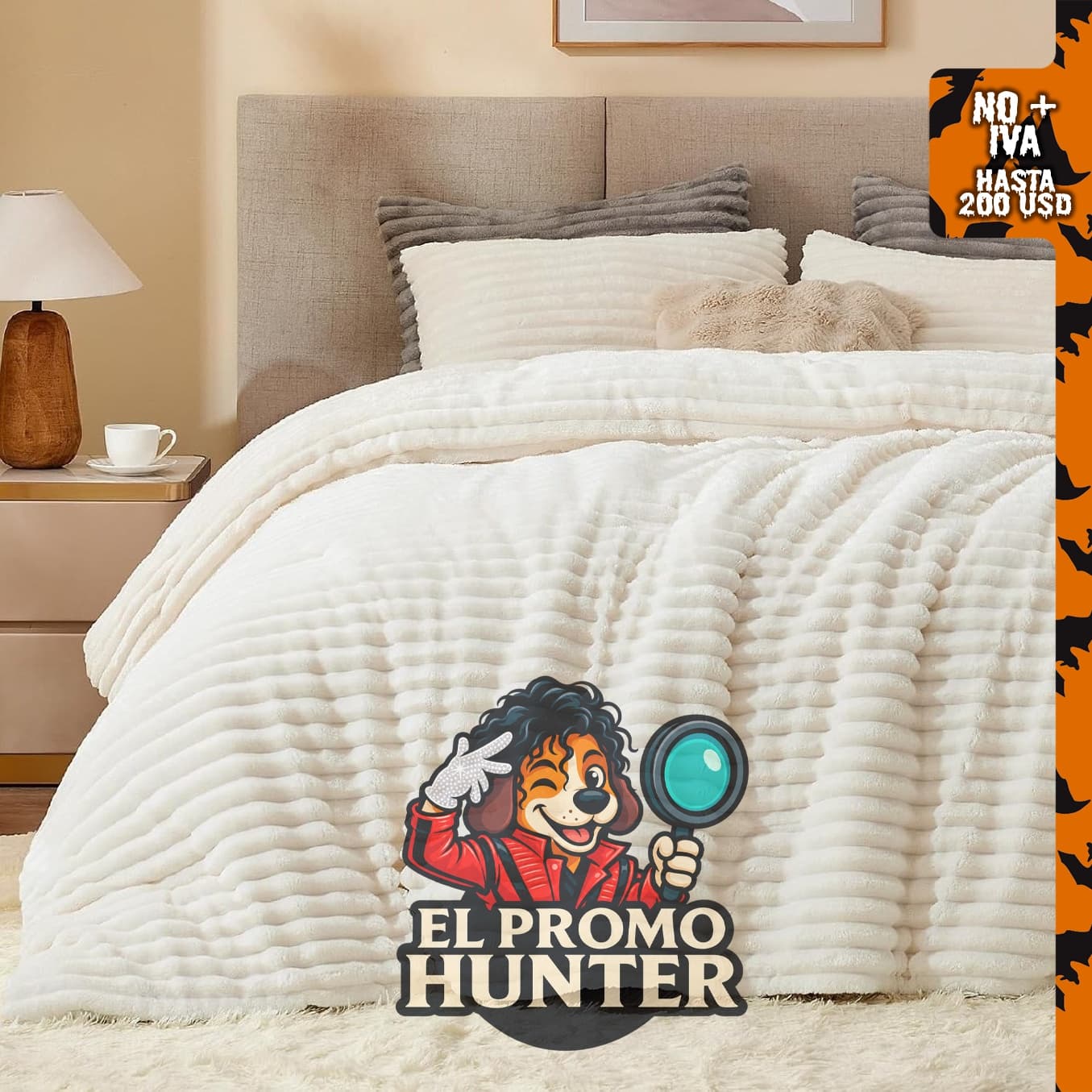 BEDELITE Juego de edredón de forro polar, incluye edredón y fundas de almohada.