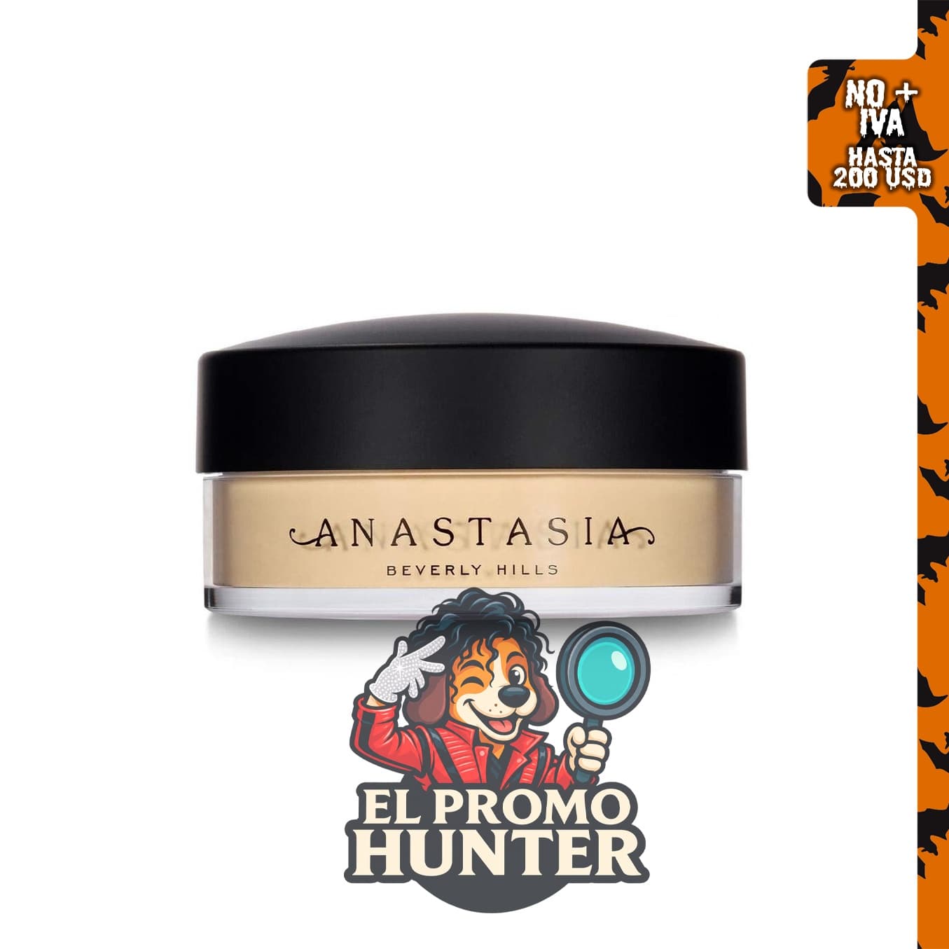Anastasia Beverly Hills Polvo fijador suelto, ideal para fijar el maquillaje.