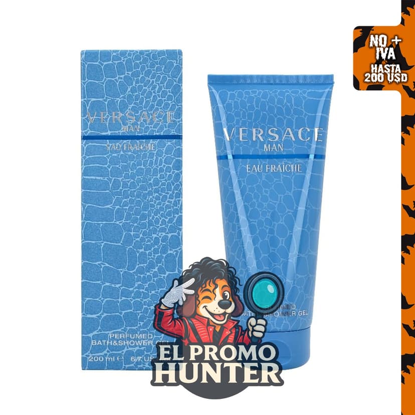 Versace Hombre Eau Fraiche Gel perfumado de baño y ducha de 200 ml.