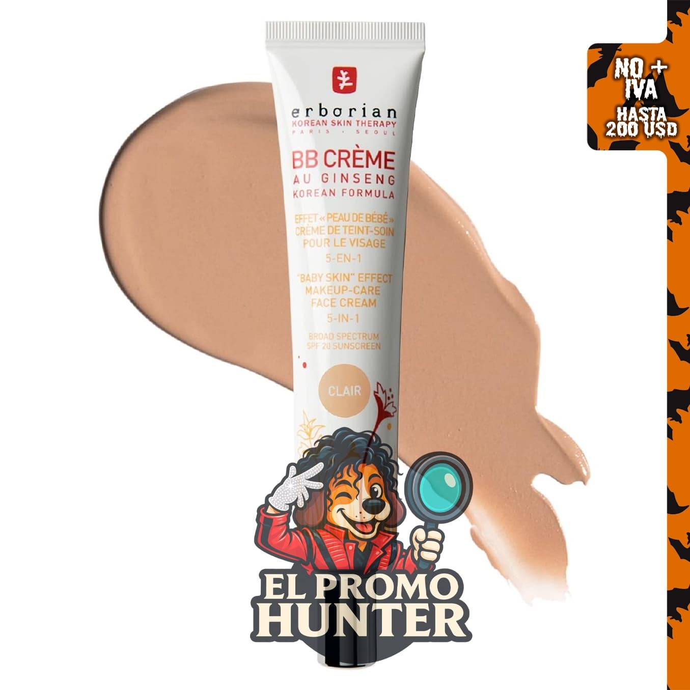 Erborian BB Crema Matte Beauty Balm SPF 20, crema para unificar el tono de la piel.