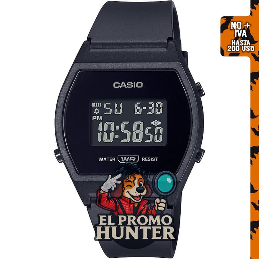 Reloj Deportivo Casio LW-204-1BCF para mujer.
