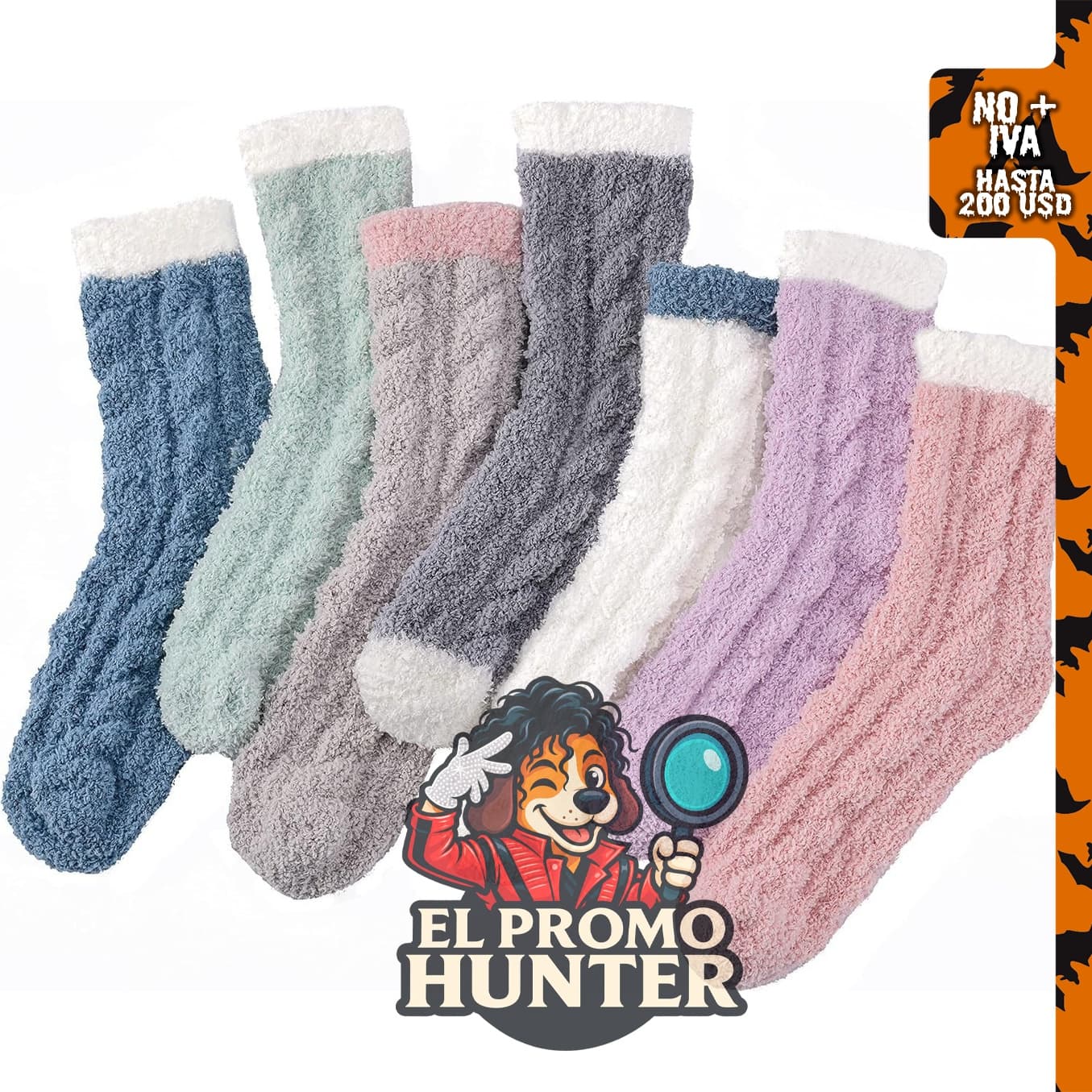 Clothirily Calcetines Mullidos para mujeres, calcetines esponjosos y cálidos para dormir.