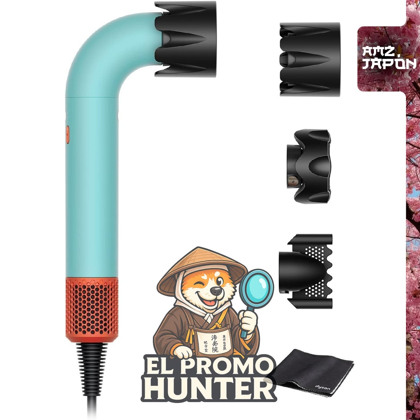 Secador de pelo Dyson Supersonic r™ HD17 en color Cerámica Patina/Topaz.