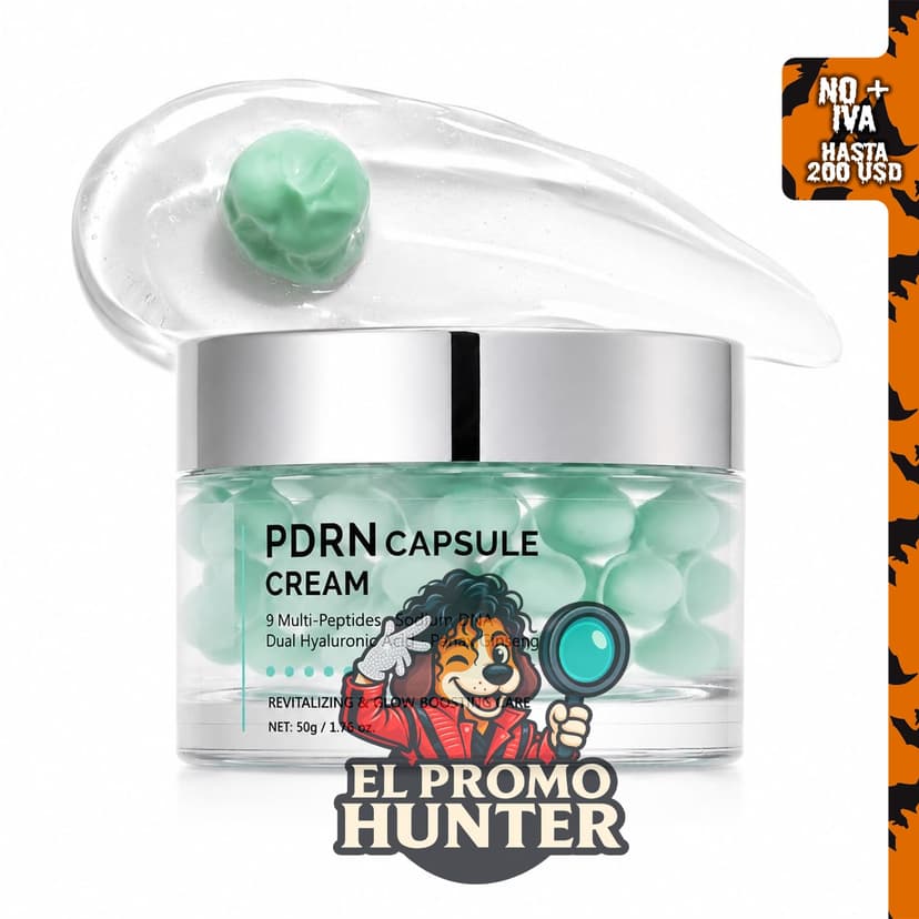 LROVFND PDRN - Crema de cápsula hidratante facial con ADN de sodio, 9 péptidos y ácido hialurónico.