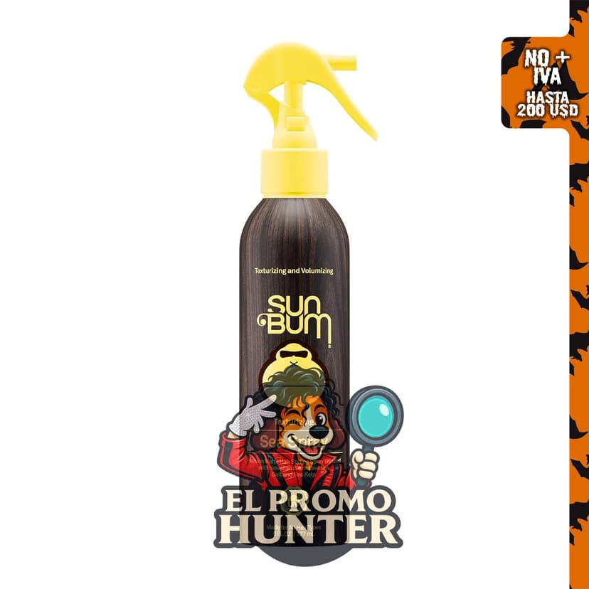 Sun Bum Sea Spray Texturizante y voluminizador Sea Salt Hair Spray - 6 oz