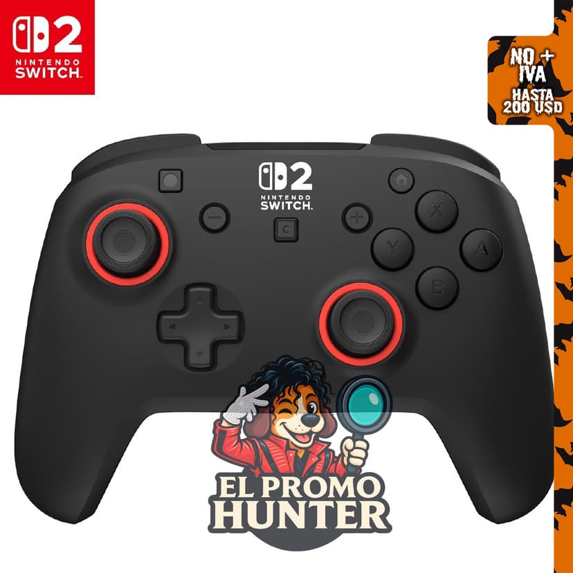 Controlador inalámbrico Turtle Beach Rematch para Nintendo Switch 2 y Lite.