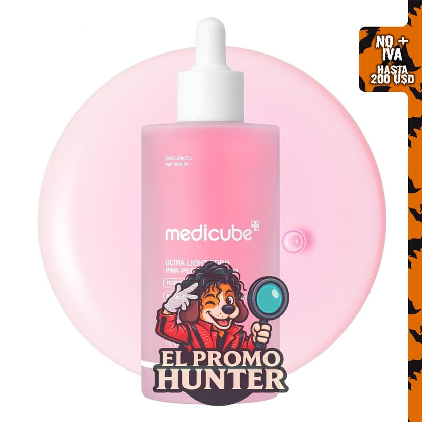 medicube PDRN - Suero peptídico rosa con ADN de salmón, suero ligero acuoso.