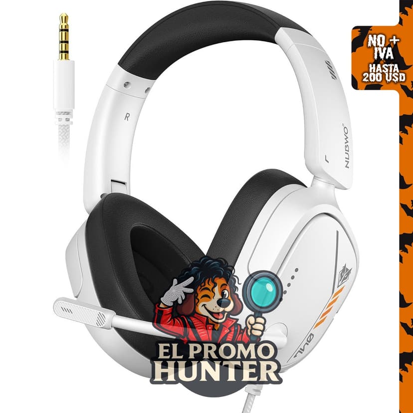NUBWO HG04L Auriculares para juegos compatibles con Xbox Series X|S, Xbox One, PS5 y PS4.