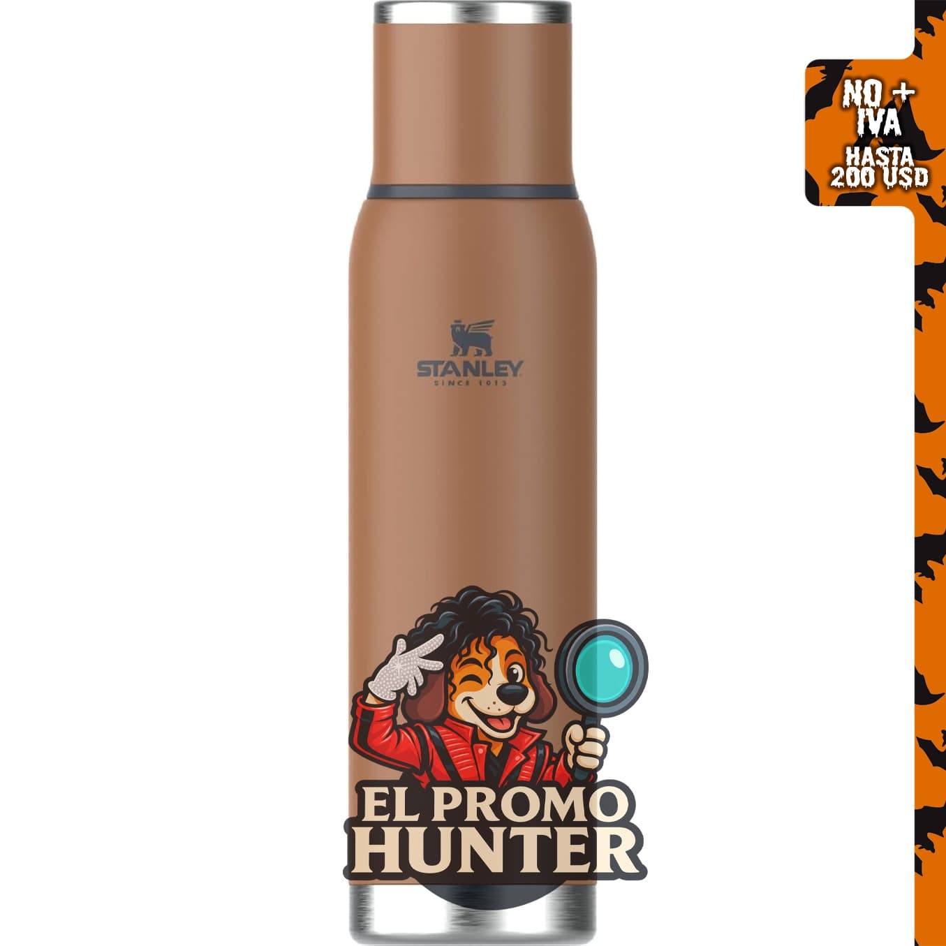 Stanley Adventure-To-Go - Botella térmica al vacío de 1.4 cuartos de galón (5.3 L), con boca ancha y tapa de taza a prueba de fugas.