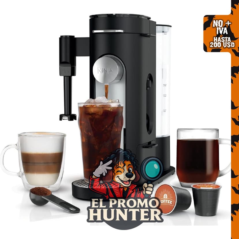 Ninja Cafetera de una sola porción, compatible con cápsulas K-Cup.