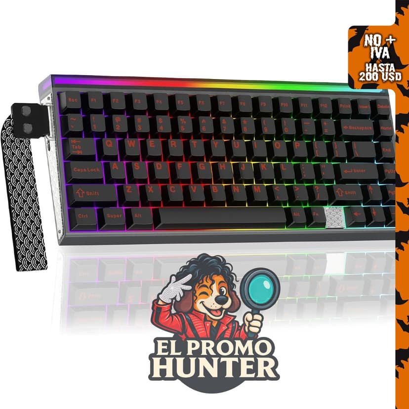 Aula Hero 75 HE Teclado inalámbrico para juegos con efecto Hall y sondeo.