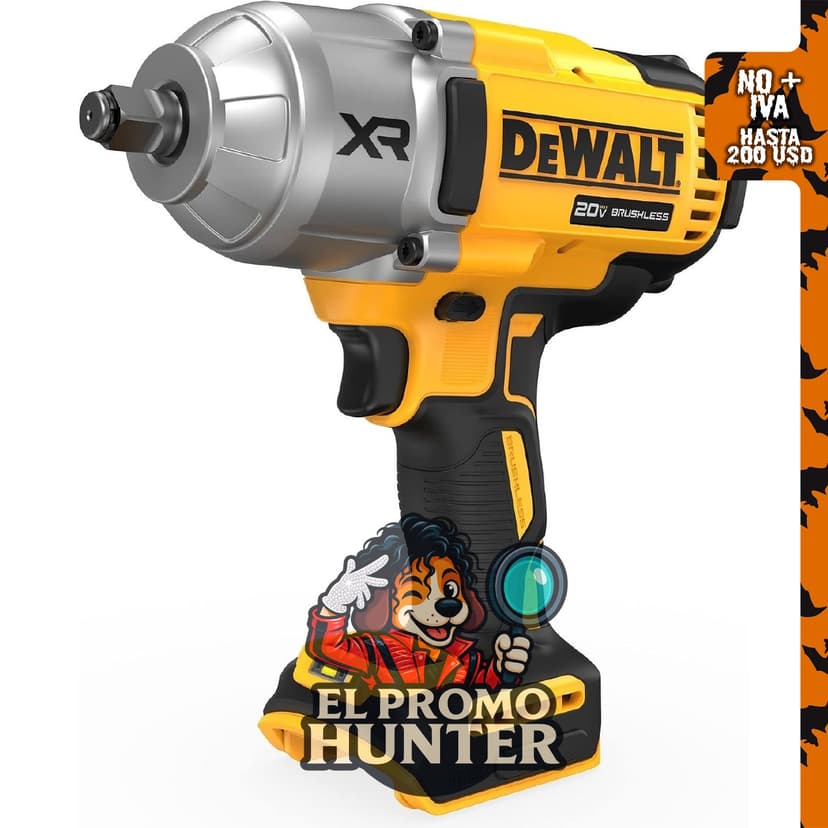 DEWALT Llave de impacto inalámbrica 20 V, pistola de impacto de 1"