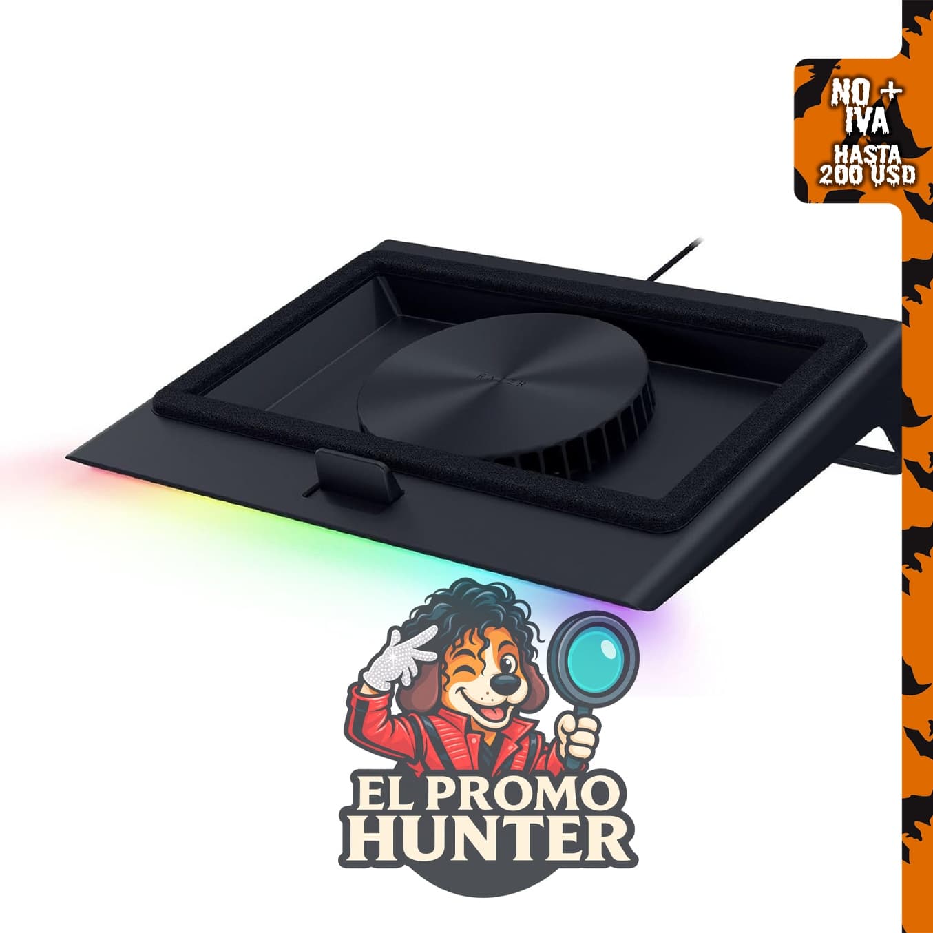 Razer Almohadilla de enfriamiento para laptop Adaptativa, control