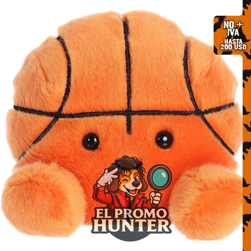 Aurora Palm Pals - Aros de baloncesto de 4 pulgadas, figura de peluche.