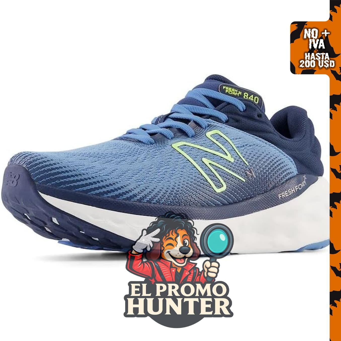 New Balance Zapatillas de running Fresh Foam X 840 V1 para hombre.