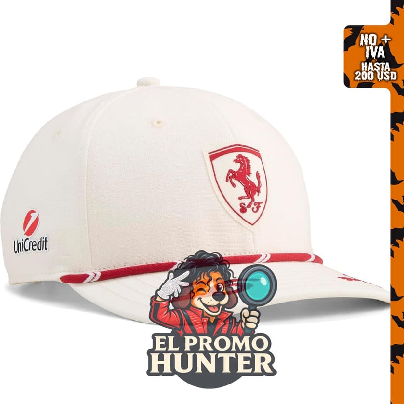 PUMA Scuderia Ferrari Charles Leclerc Monaco GP - Blanco roto - Talla única