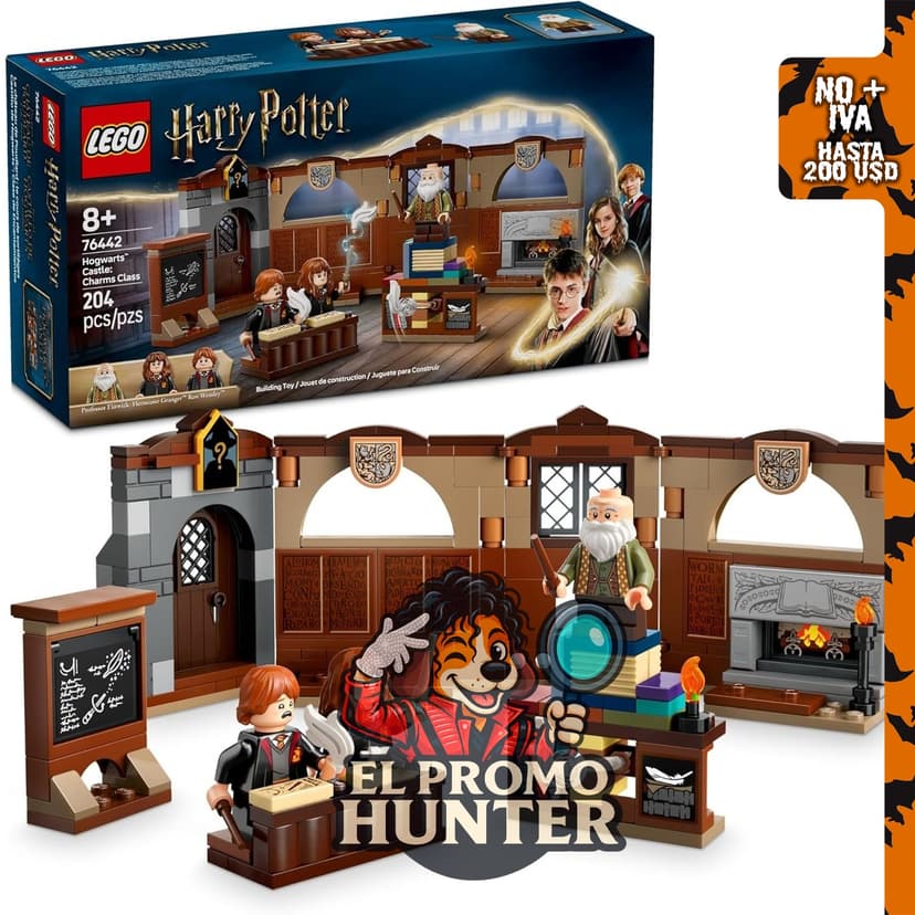 LEGO Harry Potter Hogwarts Castillo: Clase de Encantamientos, juego de construcción para niños a partir de 8 años.