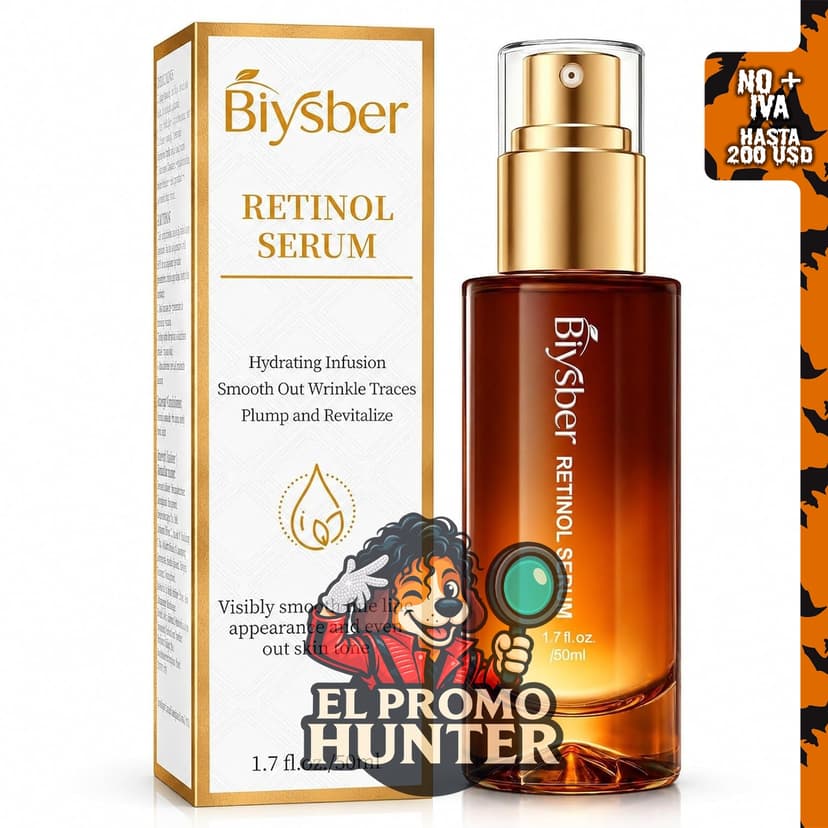 Suero de colágeno de retinol para el rostro, formulado para el cuidado de la piel.