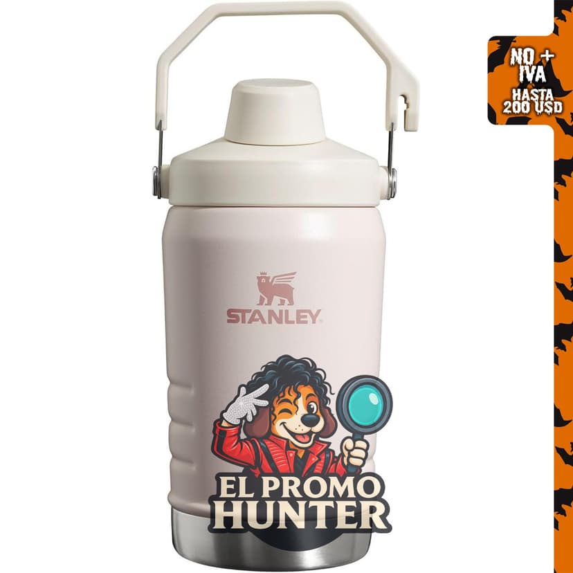 Stanley IceFlow - Jarra de flujo rápido de 40 oz (1.18 L) en cuarzo rosa.
