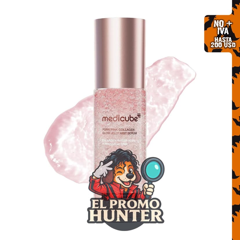 Medicube Serum Jelly Mist con colágeno PDRN, bruma facial hidratante.