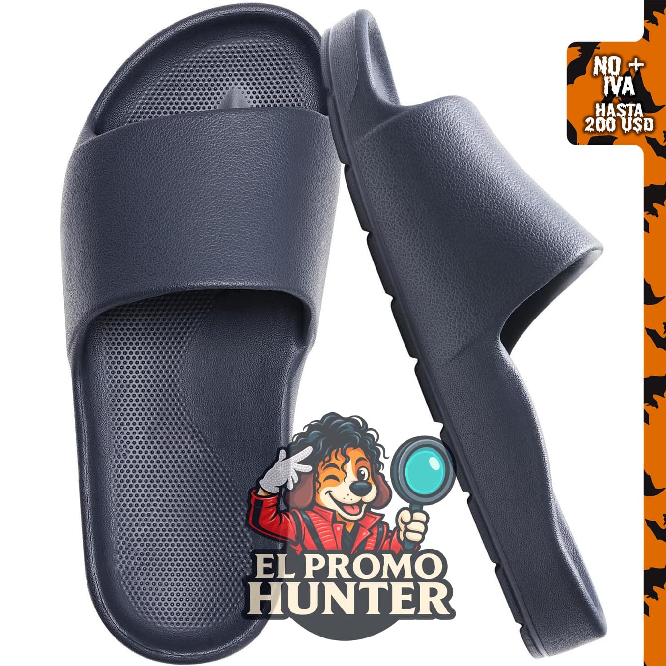 Sandalias de ducha antideslizantes acolchadas con soporte de arco VIVASUN.