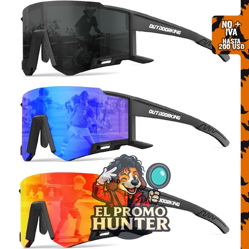 Gafas de sol para niños OUTDOORKING, modelo de béisbol, polarizadas, protección UV400.