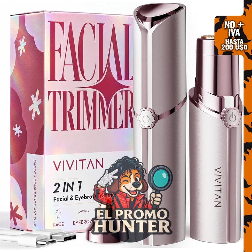 Afeitadora facial para mujeres, diseñada para depilación facial.