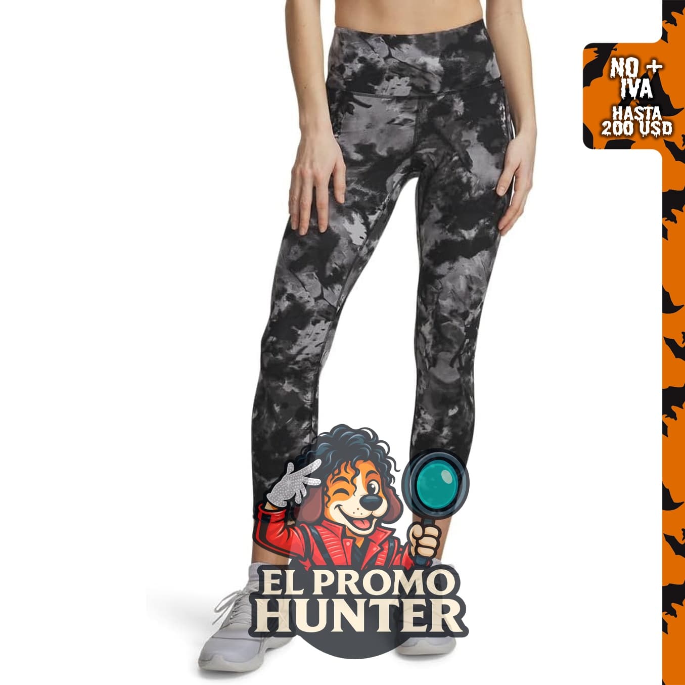 Leggings de tobillo con estampado de movimiento Under Armour para mujer.