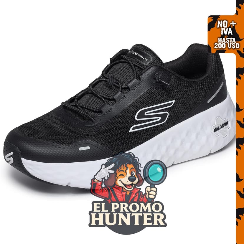 Skechers Tenis Go Walk Max para hombre con amortiguación Flex Raf.