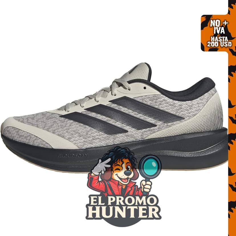 Zapatillas adidas Runfalcon 6 Cloudfoam para hombre, color blanco.