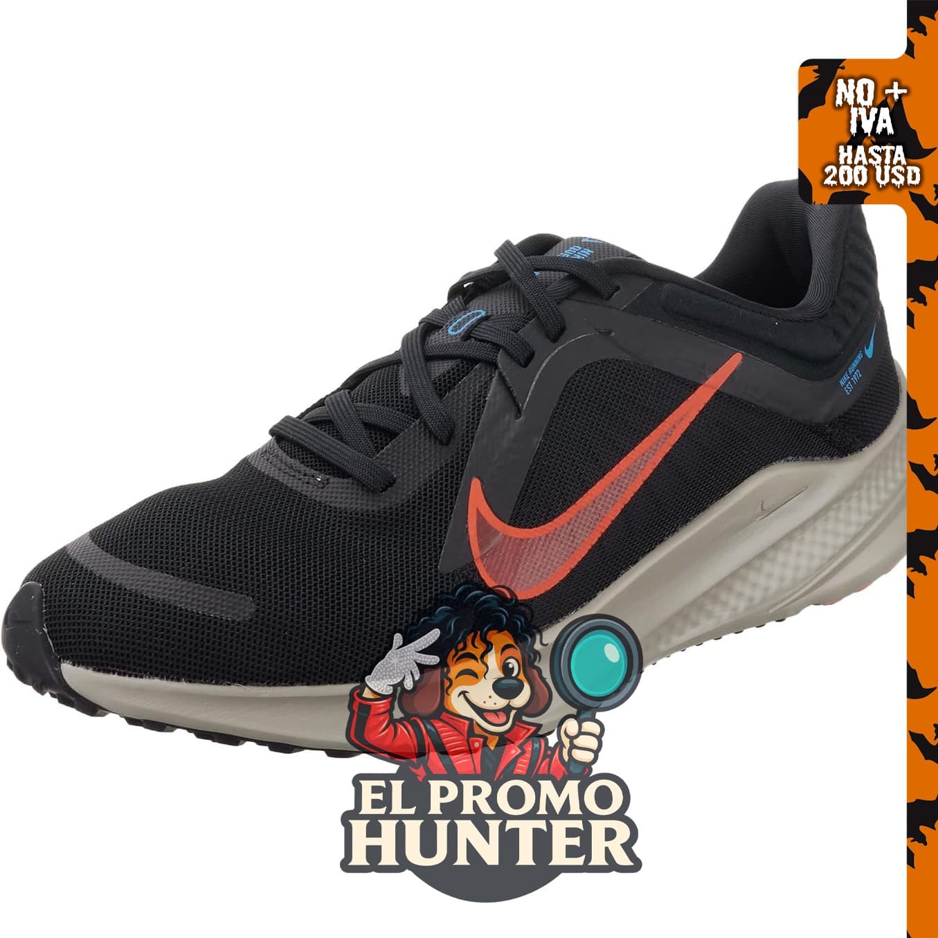 Nike Quest 5 - Tenis de correr para hombre.