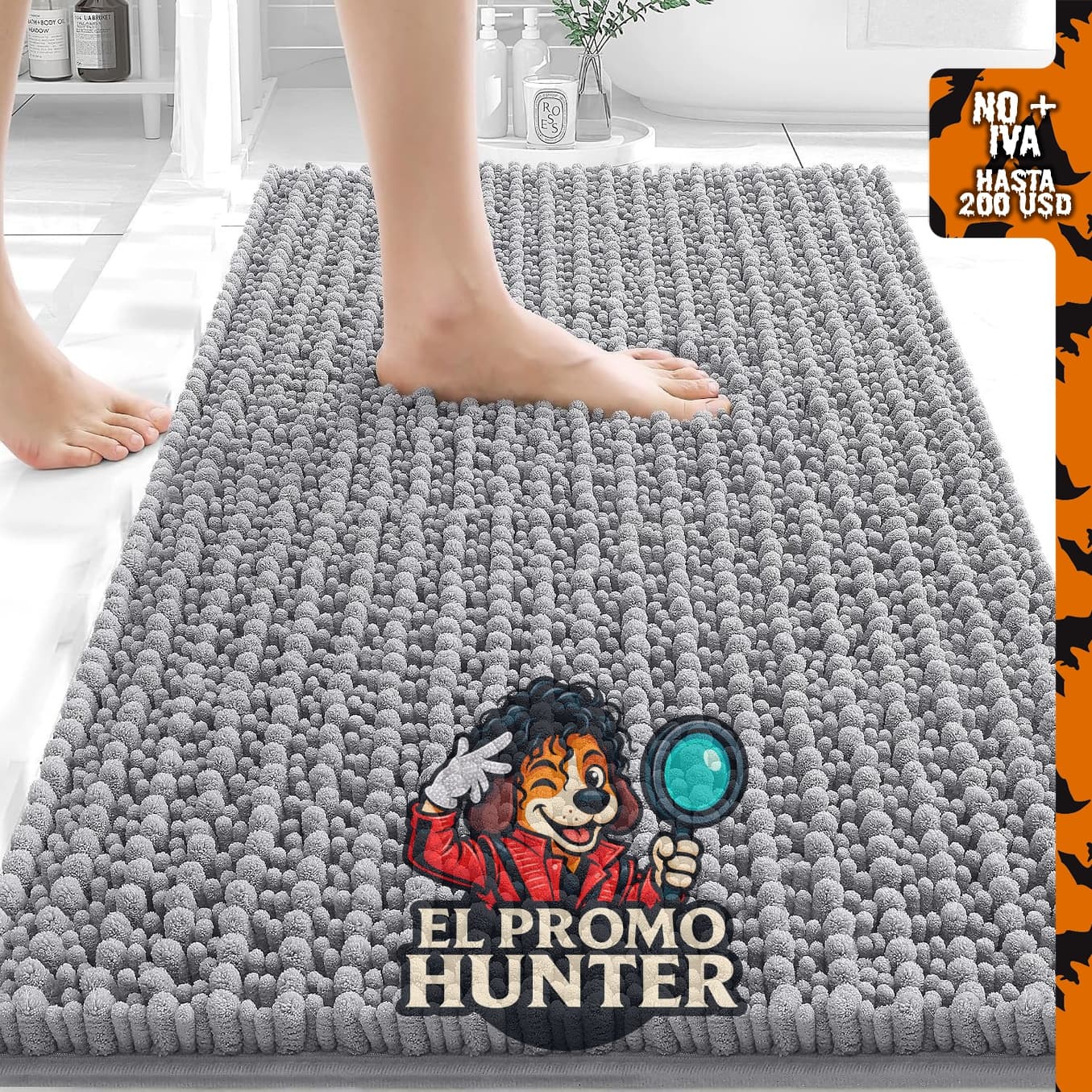 OLANLY Alfombras de baño de 30 x 20 pulgadas, gruesas y absorbentes.
