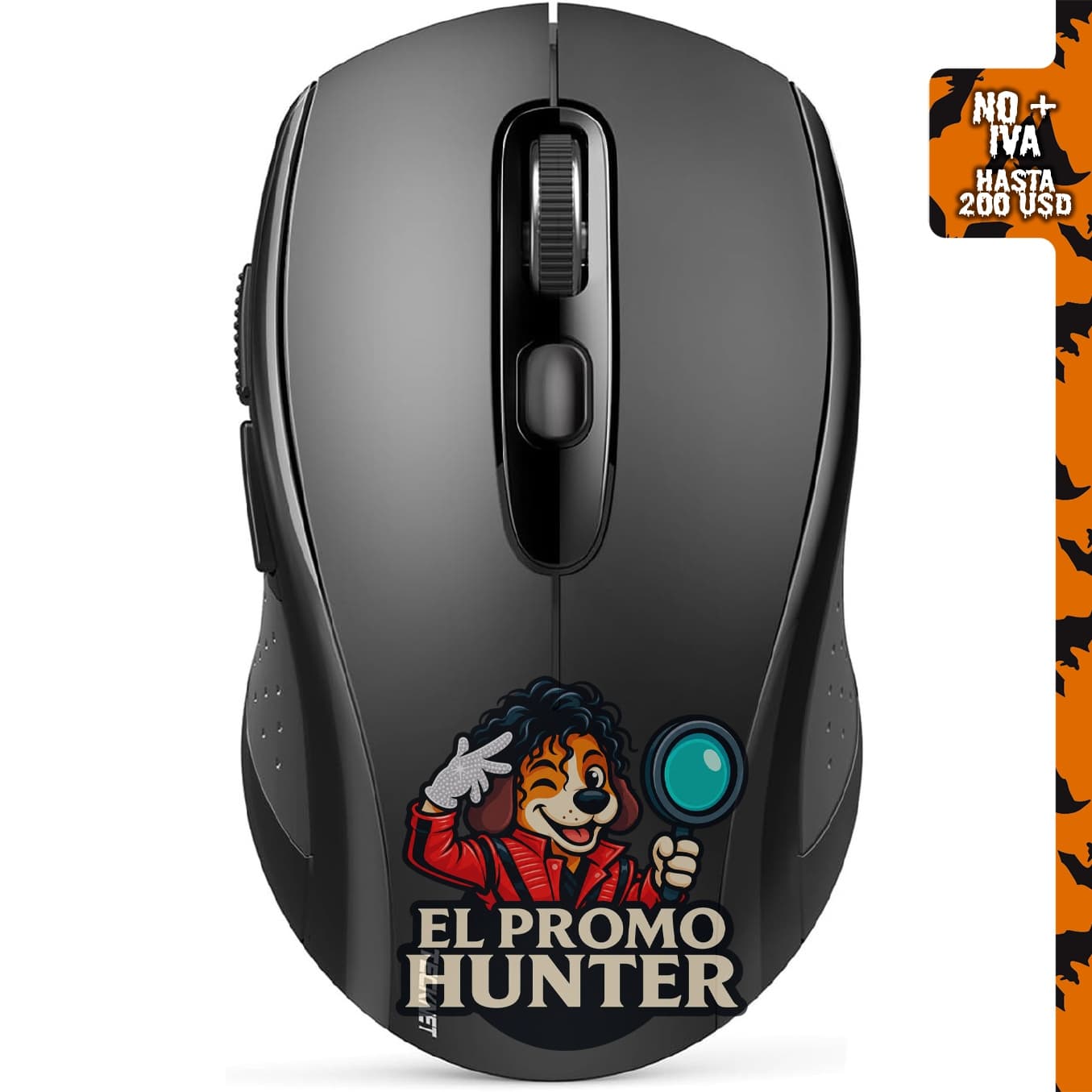 TECKNET Mouse Bluetooth inalámbrico de 4000 DPI, compatible con Mac y portátil.