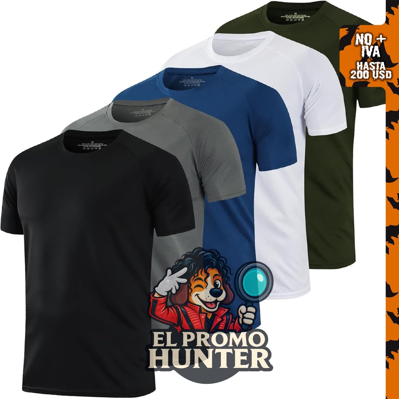 HovSiyla - Paquete de 1/5 camisetas para correr de hombre, tops deportivos ajustados y transpirables.