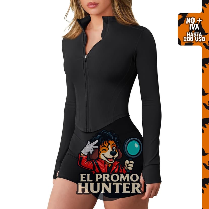 Chaqueta atlética de entrenamiento para mujer.